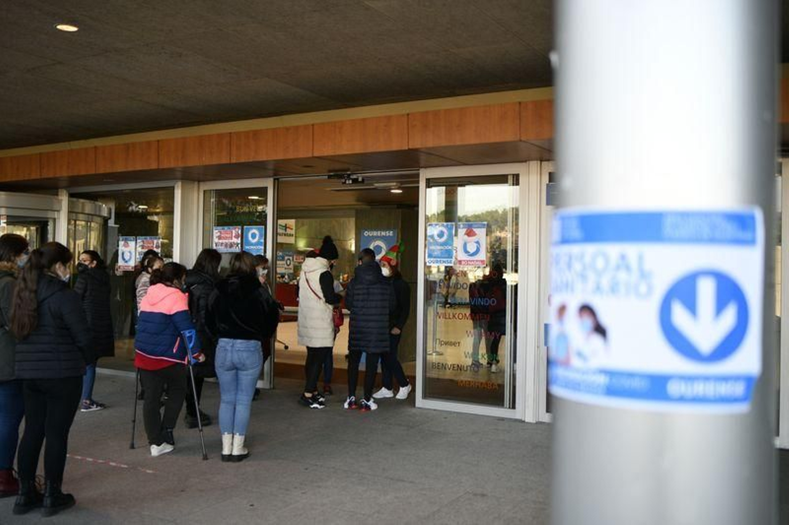 Primera jornada de la vacunación infantil en Expourense // FOTO: XESÚS FARIÑAS