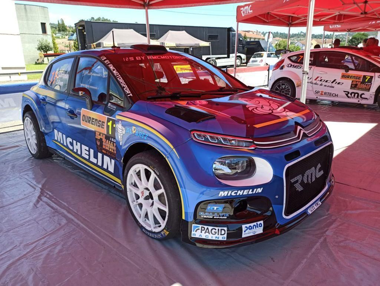 La jornada de verificaciones de este martes en Expourense da las últimas pinceladas para el Rally 2021 (David Villarino y Diego Sotelo)