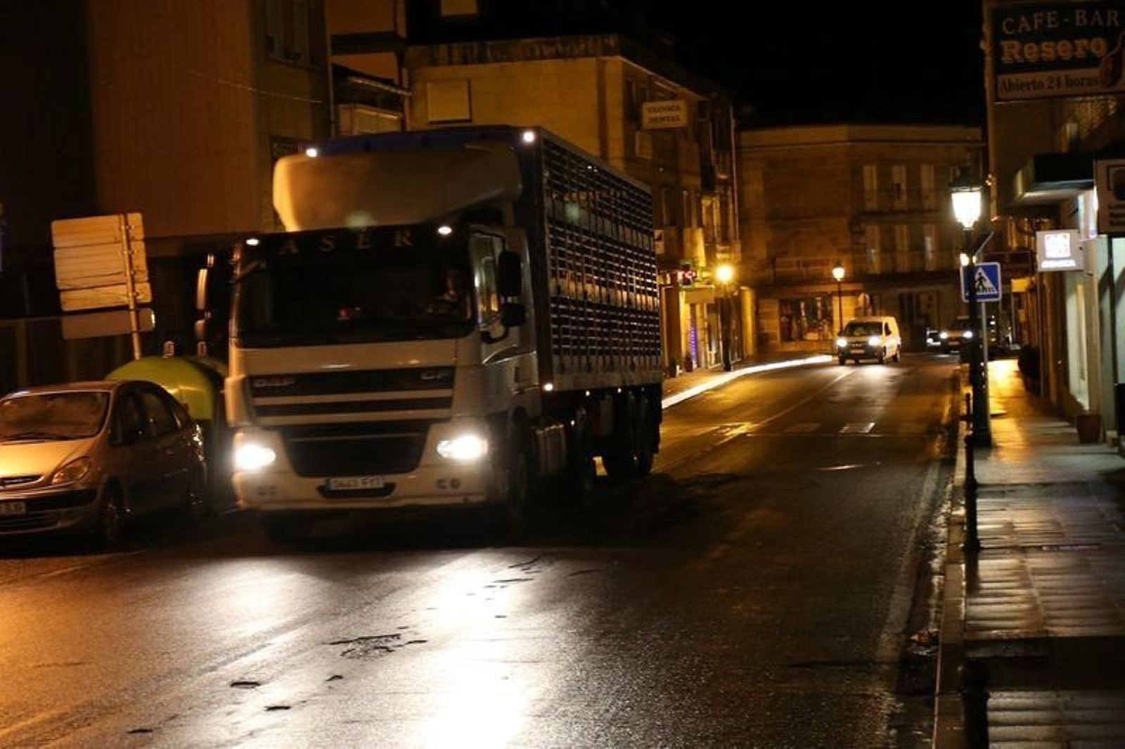 La N-120, a su paso por A Cañiza // FOTO: ALBERTE