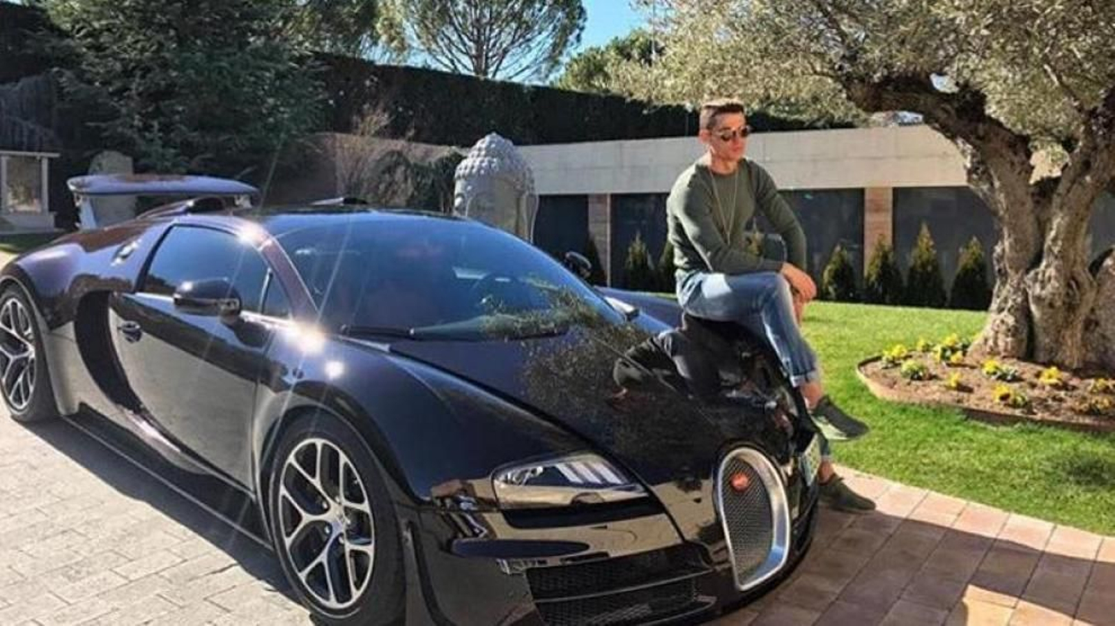 El Bugatti Veyron de Cristiano Ronaldo.
