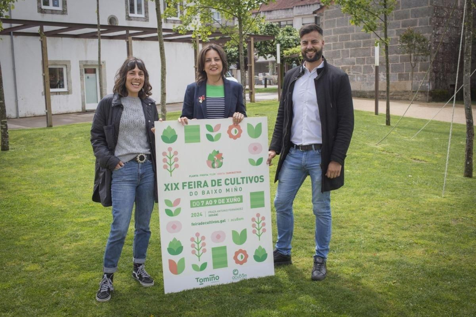 La alcaldesa, Sandra González, durante la presentación de la feria.