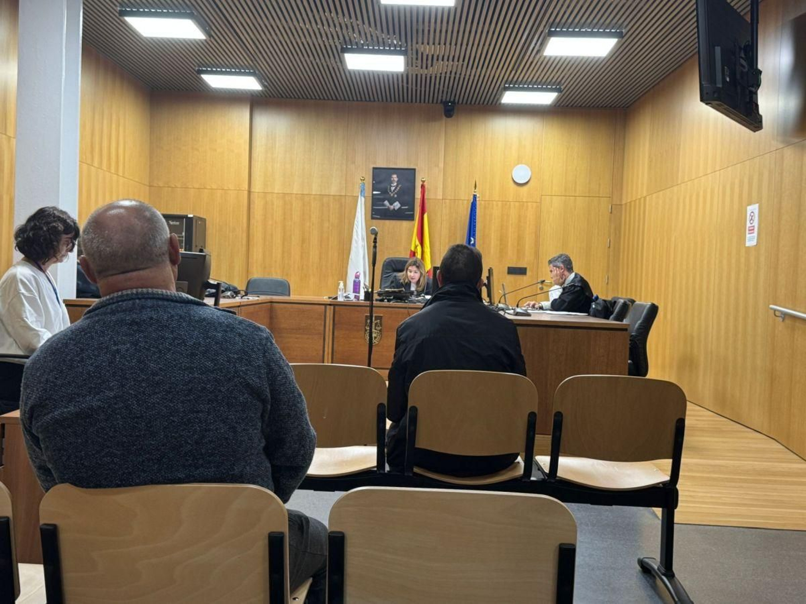 Ambos acusados en el juicio