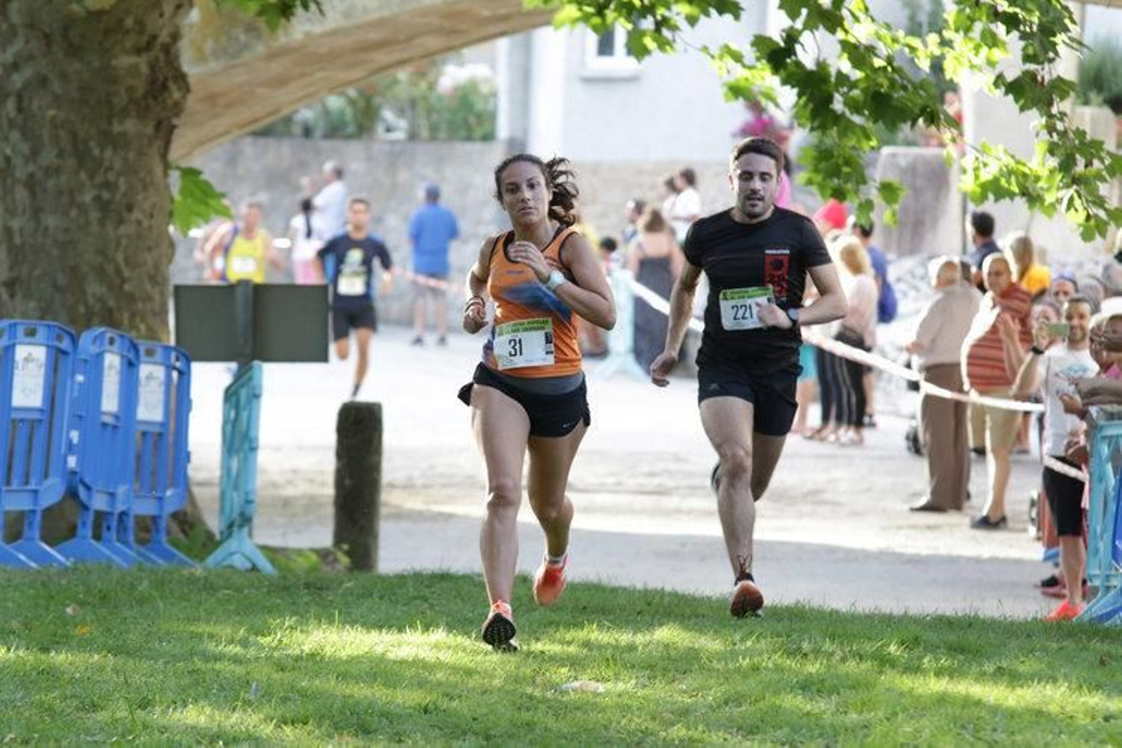 Ana Isabel Soutullo, en los últimos metros de competición. (I. DACAL)