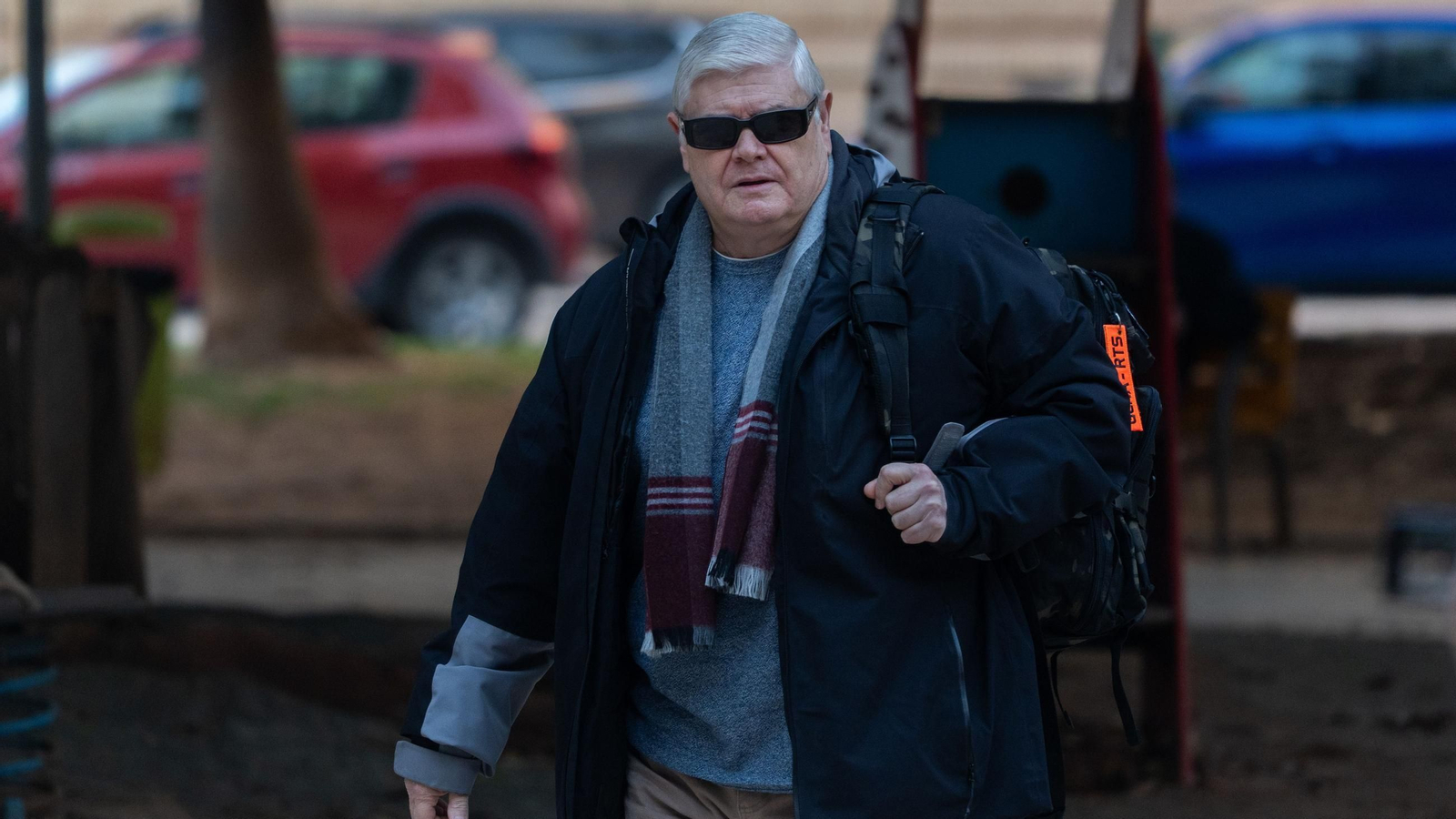 Basset a su llegada a los juzgados de Catarroja para testificar por la dana