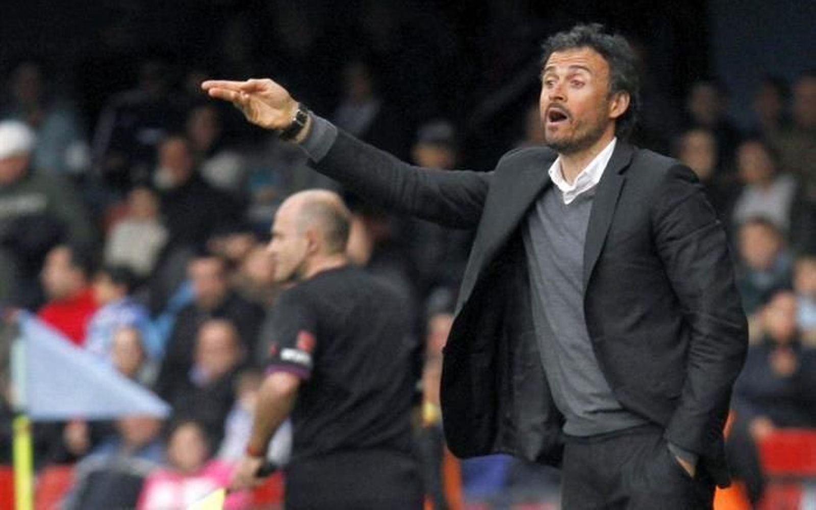El entrenador del Celta Luis Enrique