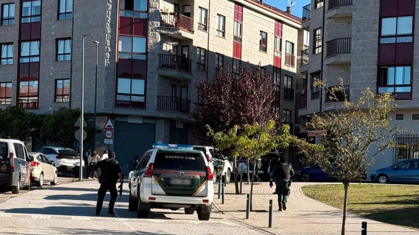 La Guardia Civil, en el punto en Allariz