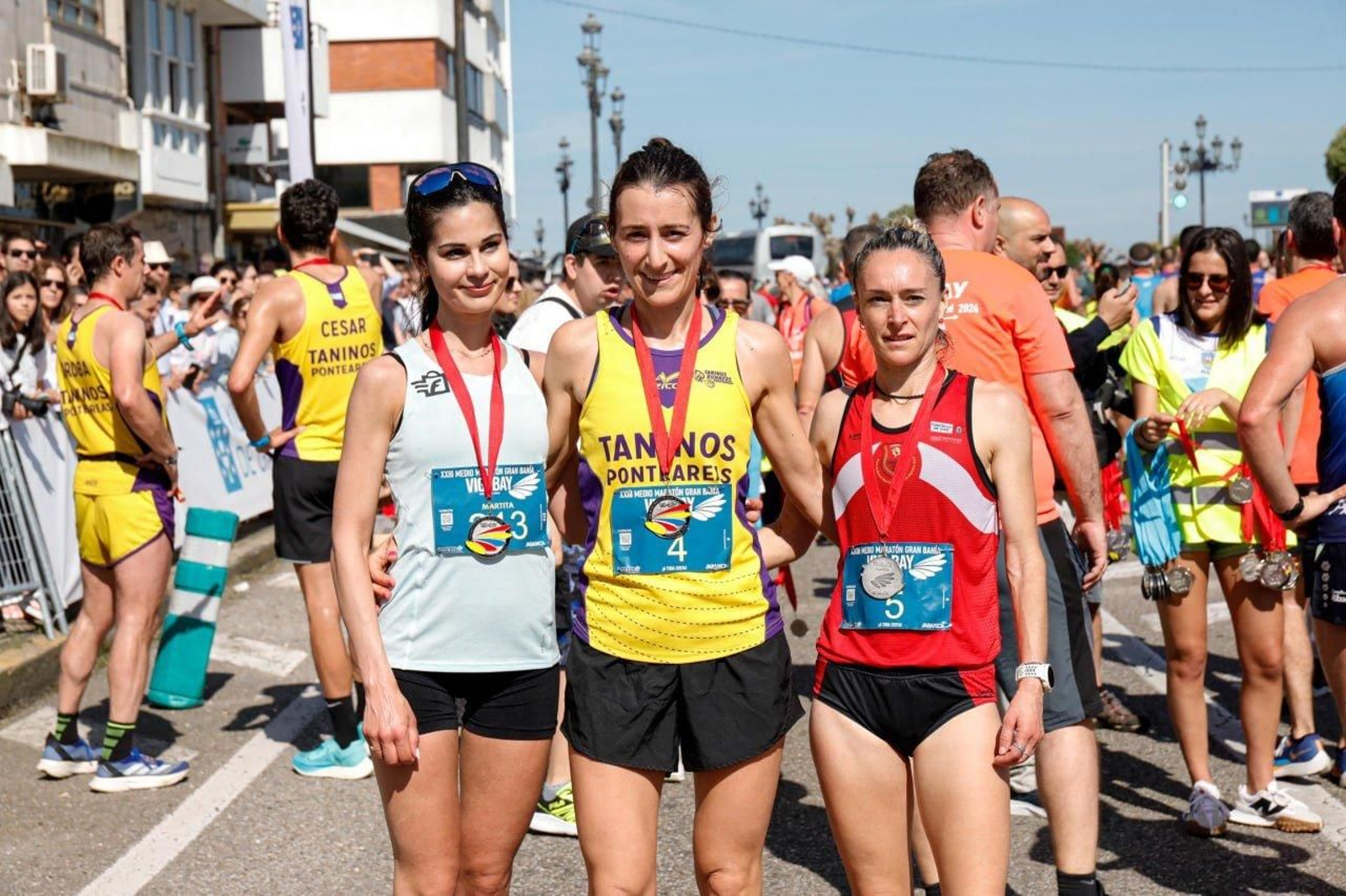 Ganadoras de la Vig-Bay 2024 en categoría femenina.