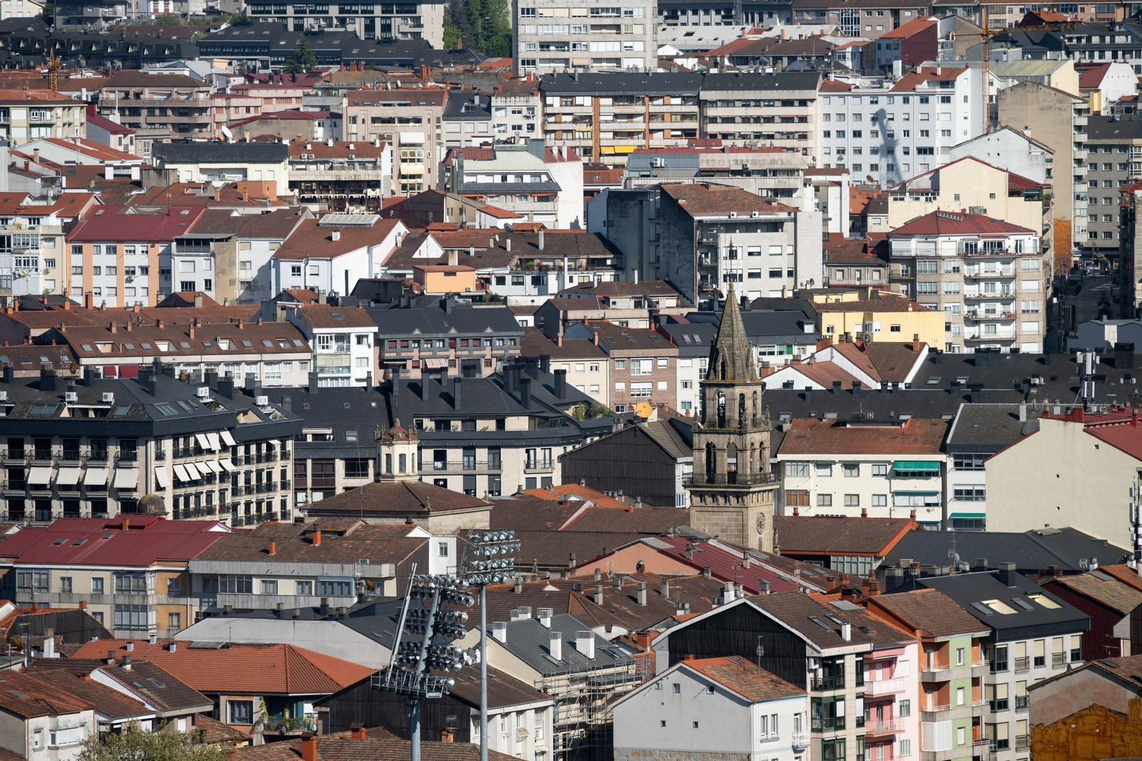 Panorámica del parque inmobiliario de la ciudad.