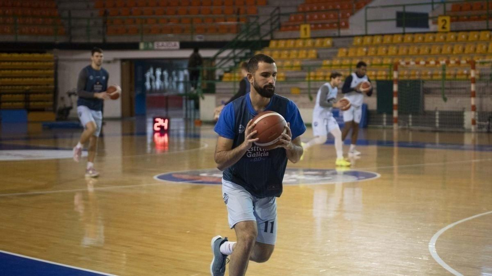 Javi López, base del COB.