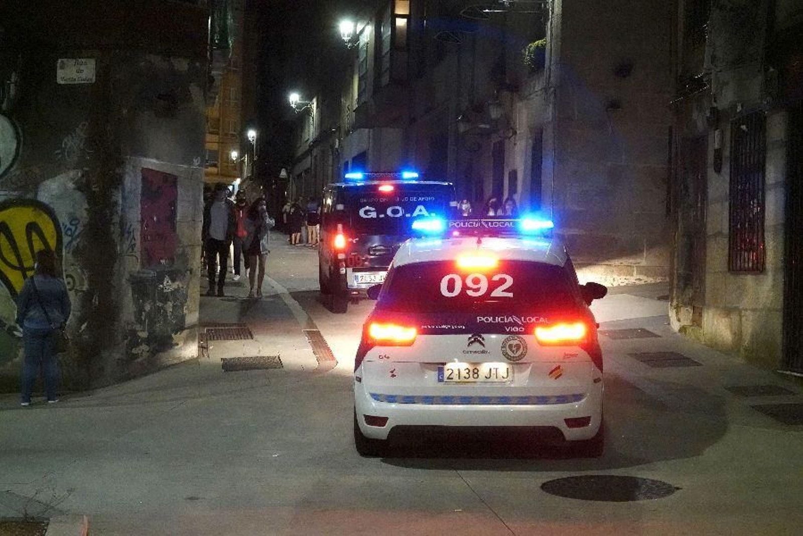 Primera noche sin estado de alarma en Vigo _ Vicente 21