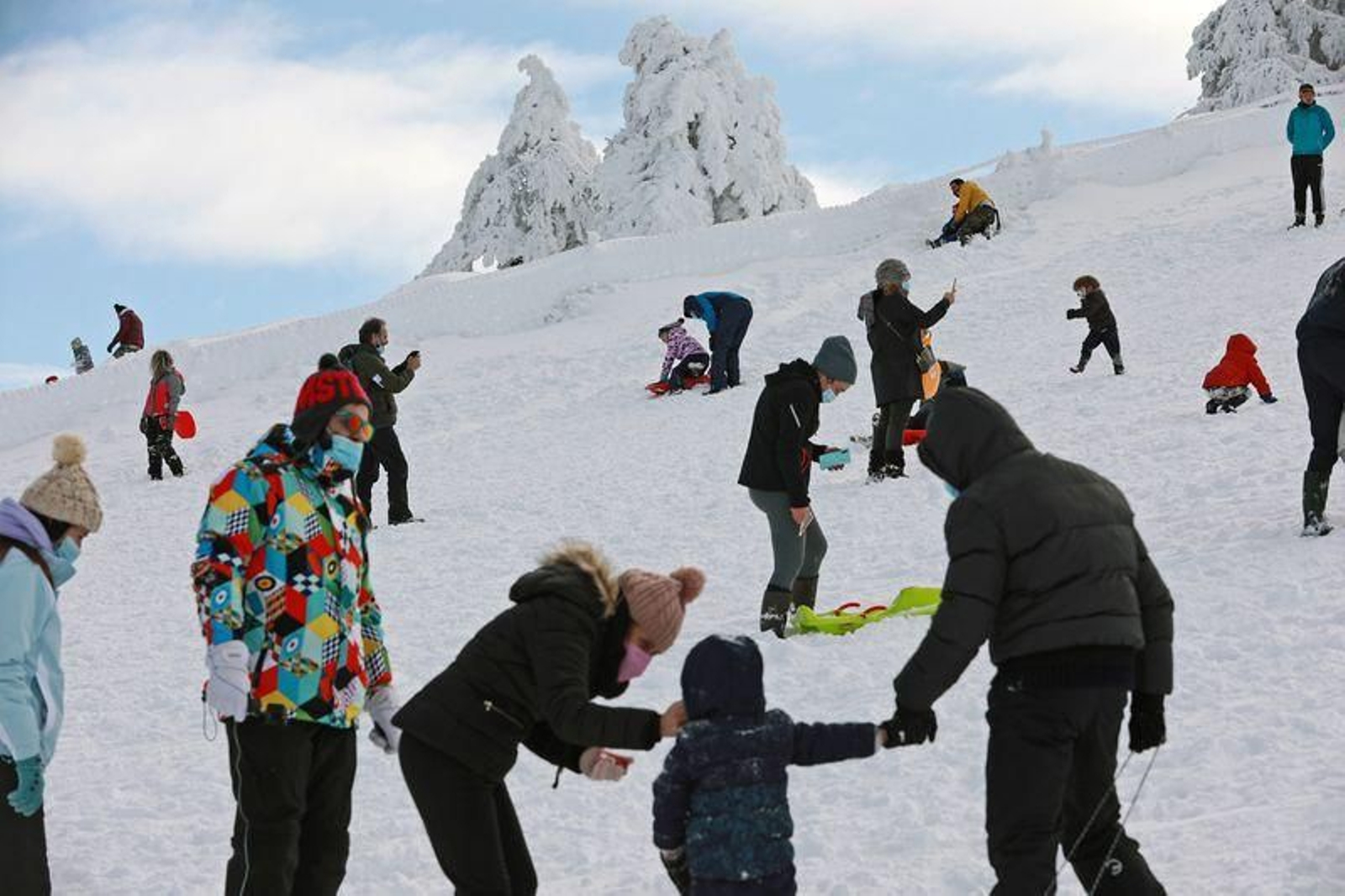 Una jornada en la nieve en Manzaneda (JOSÉ PAZ)
