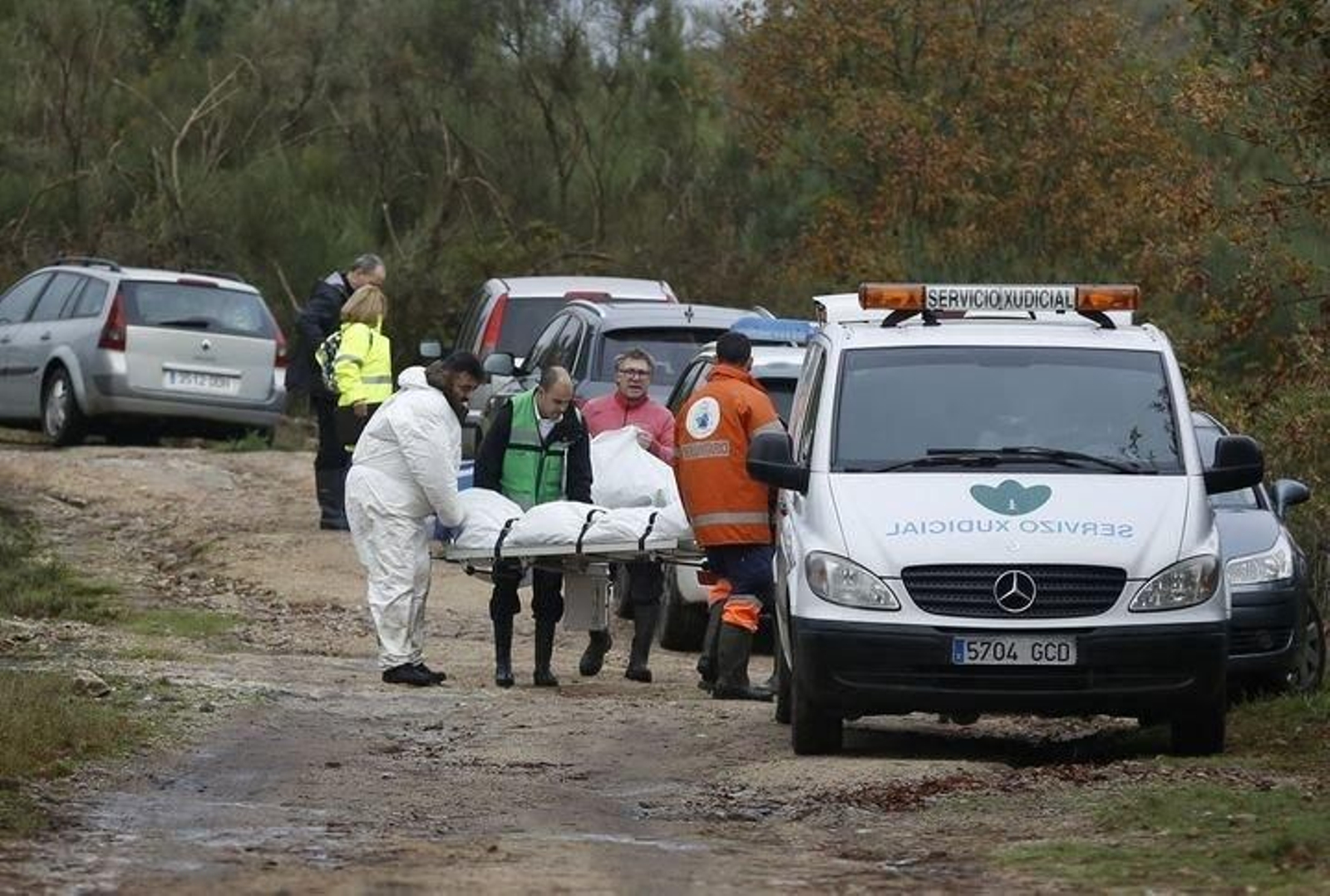 El cadáver de Espiño fue encontrado enterrado en Piñor de Cea. (ÓSCAR PINAL)