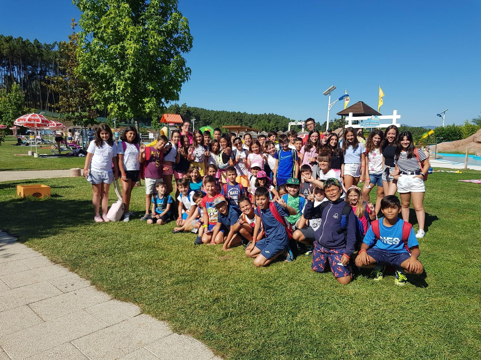 Una excursión de años pasados al parque acuático.