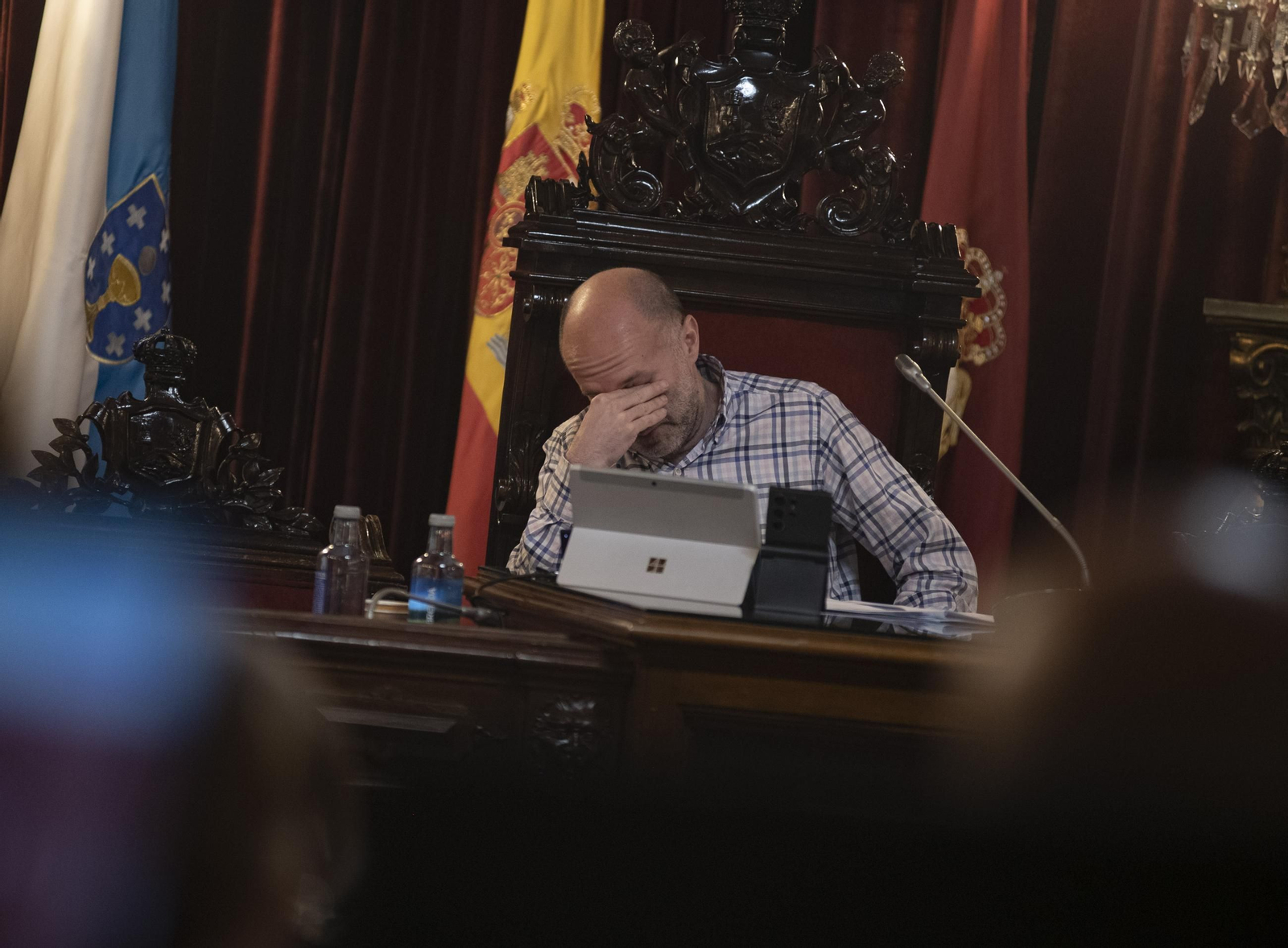 Jácome, en el pleno de mayo el viernes día 2.