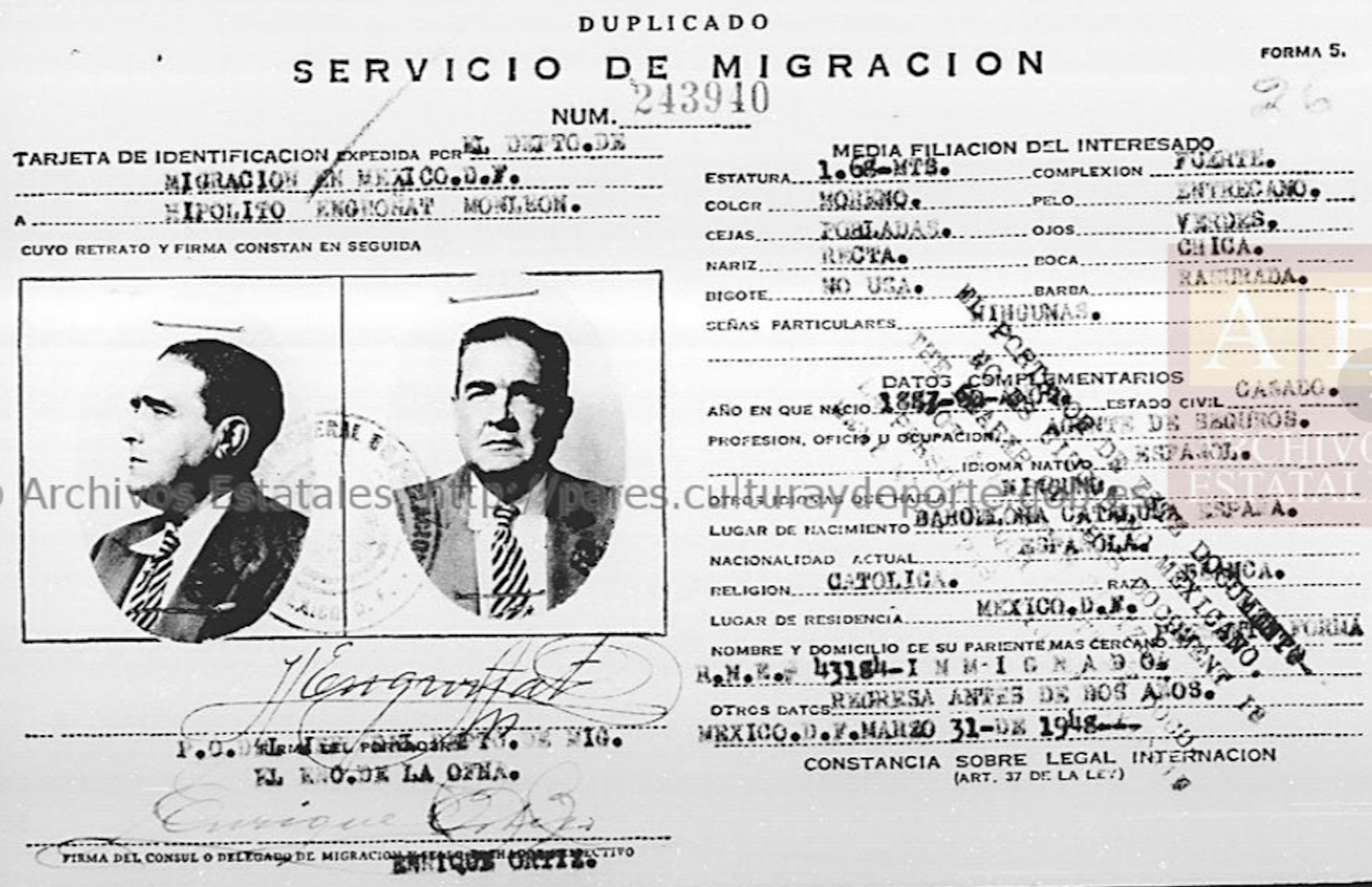 Uno de los expedientes que se conservan en la plataforma