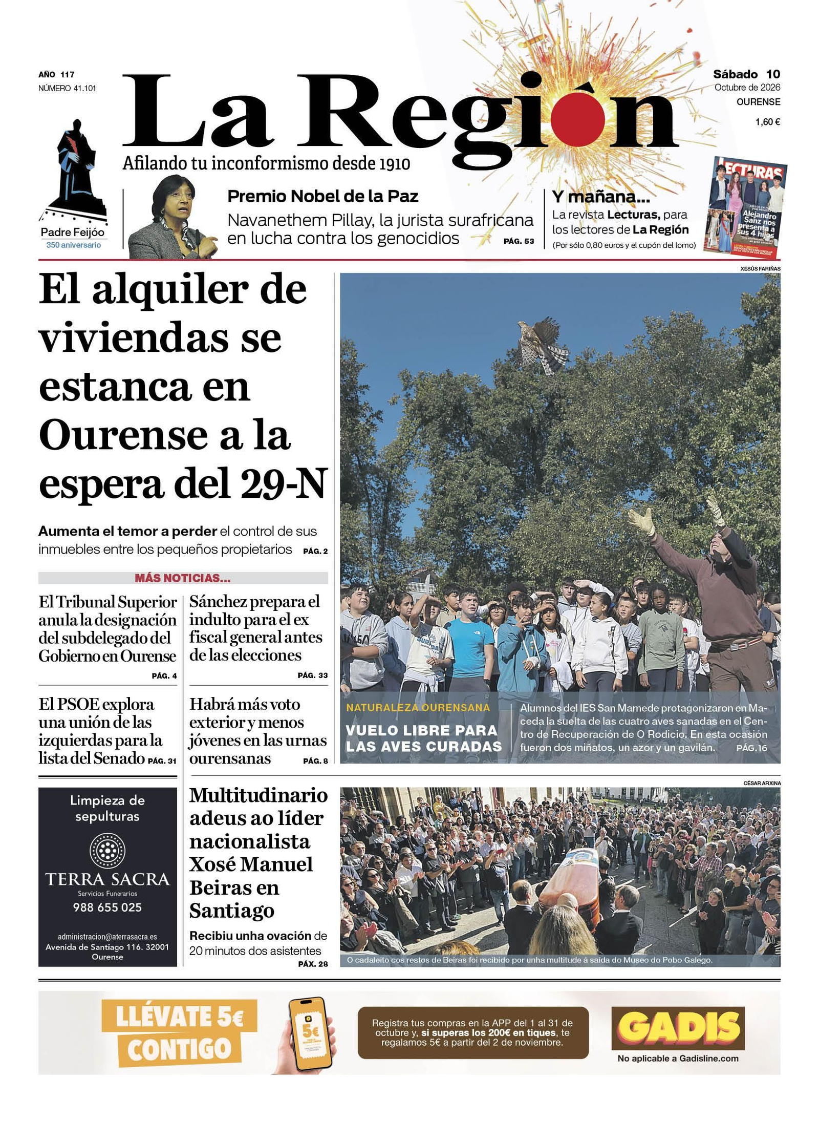 La portada de hoy