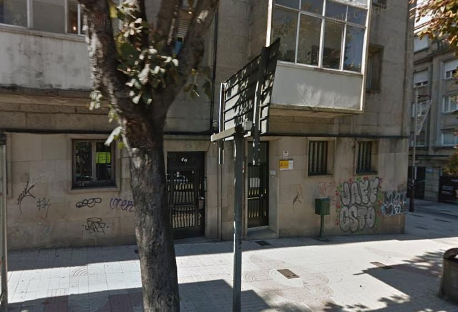 El número 46 de la avenida Gran Vía de Vigo. // Google Maps