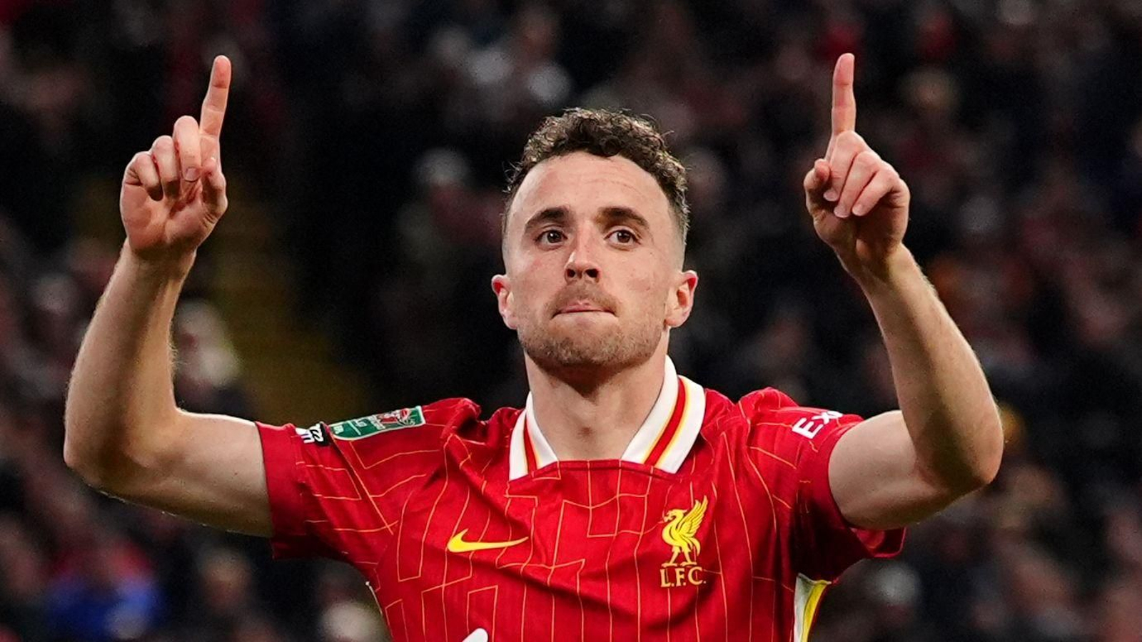 El futbolista del Liverpool, Diogo Jota.