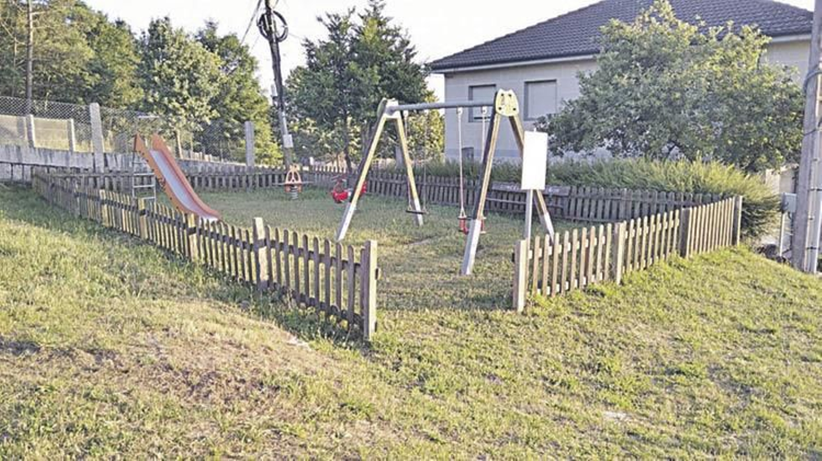 Parque infantil de Arenteiro, donde también se actuará.