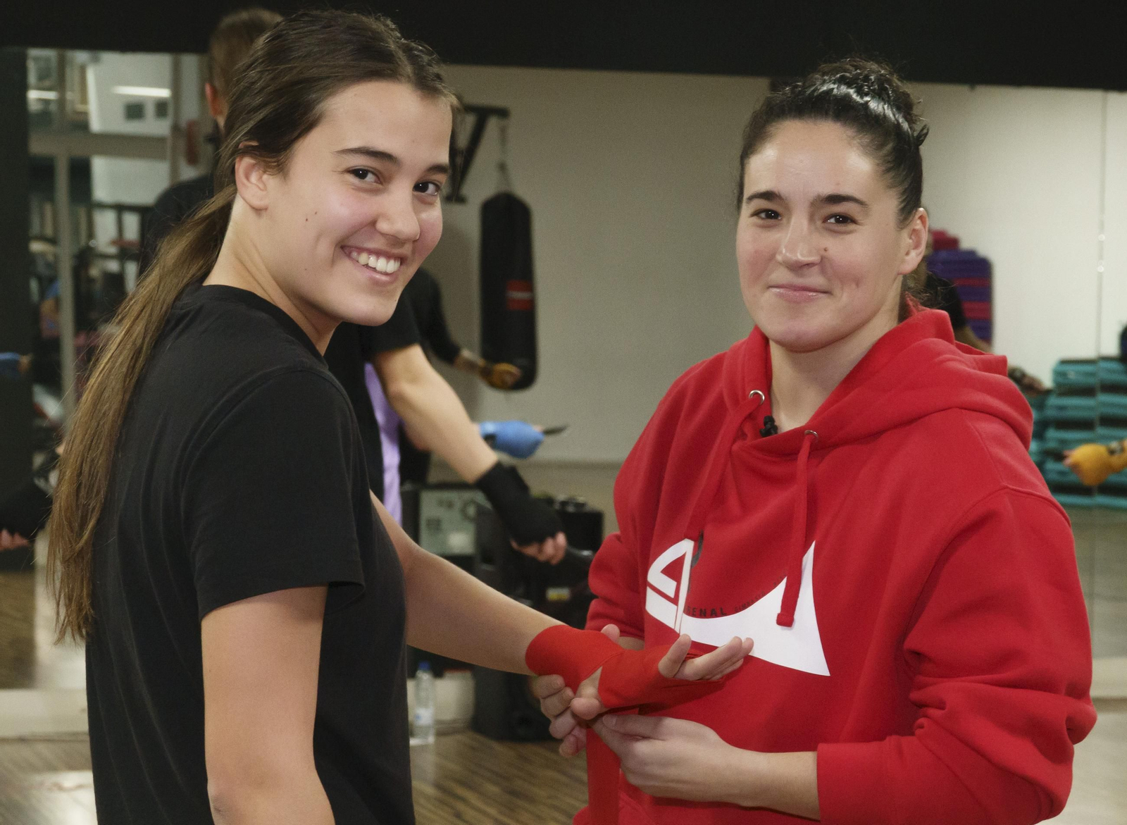 Galería | Así entrenan boxeo en el Gimnasio Arenal