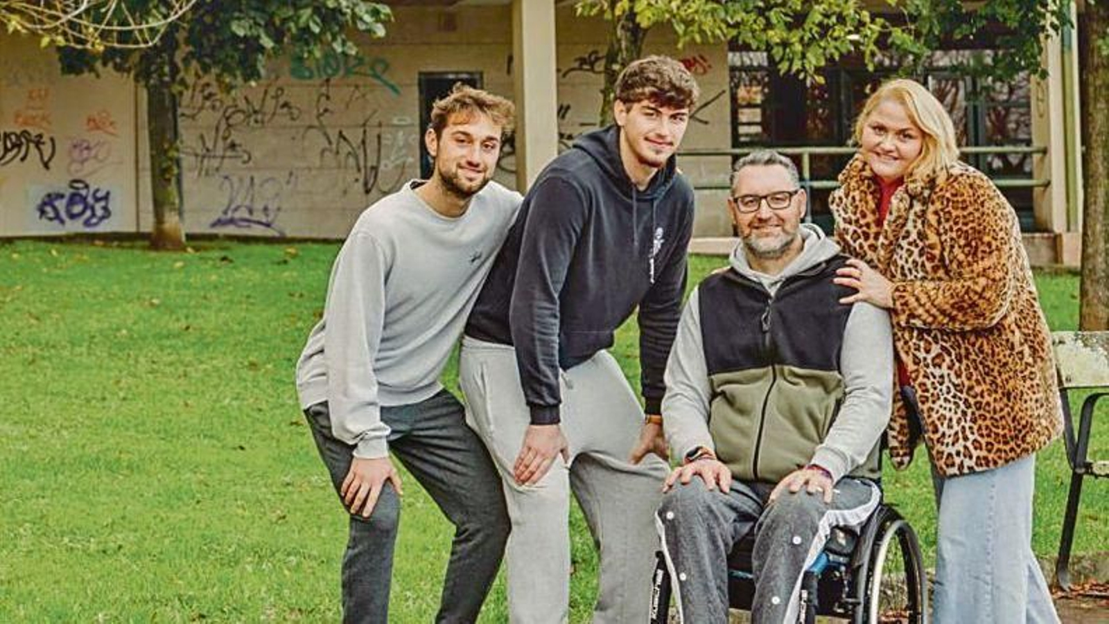 Juan Carlos cuenta con el apoyo de toda su familia.