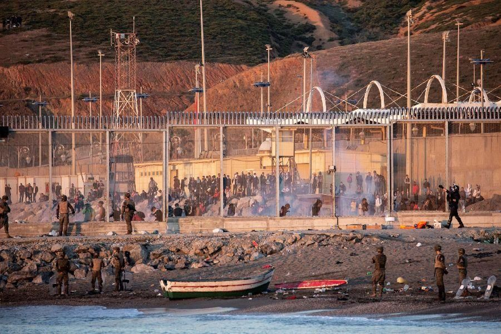 Invasión de inmigrantes en Ceuta 55