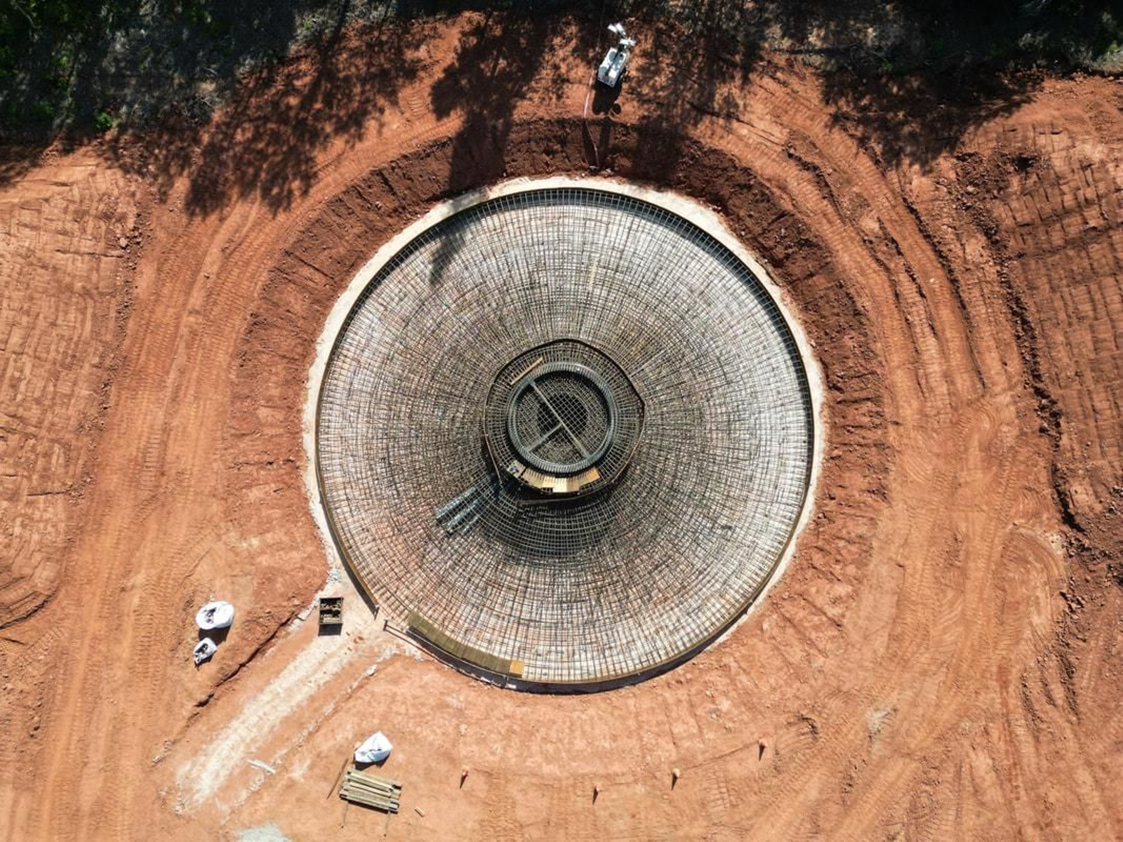 Instalación de una turbina eólica en Canadá