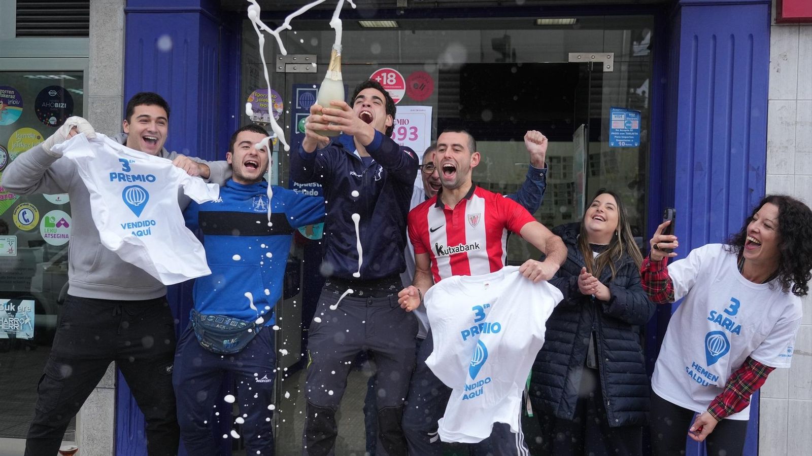 Vizcaya celebra el tercer premio.