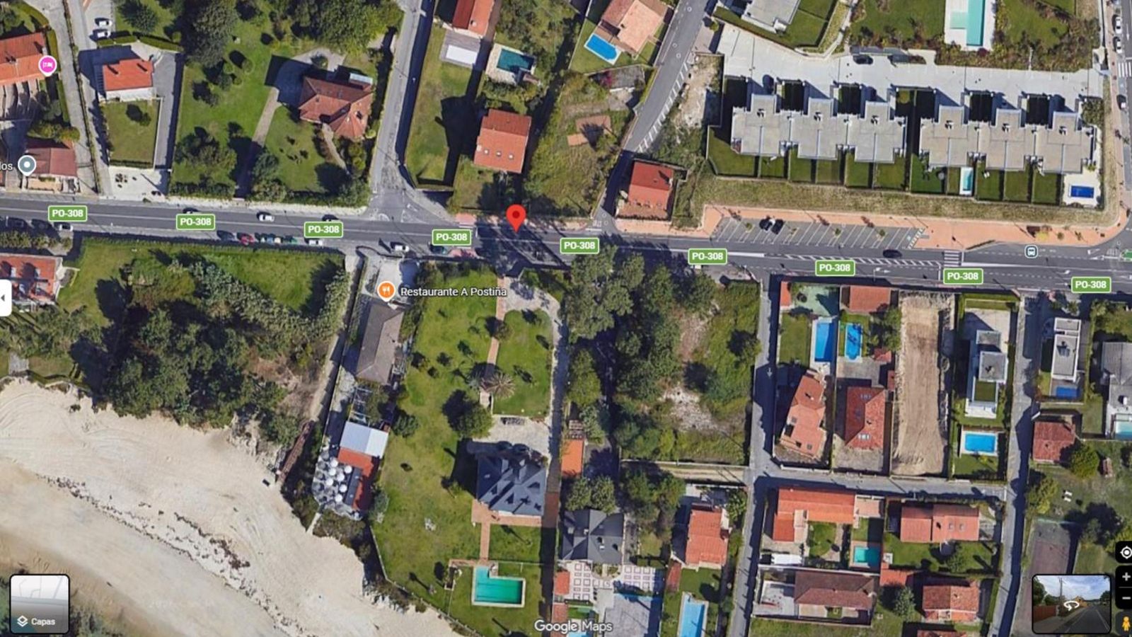 Accidente Sanxenxo A Postiña.