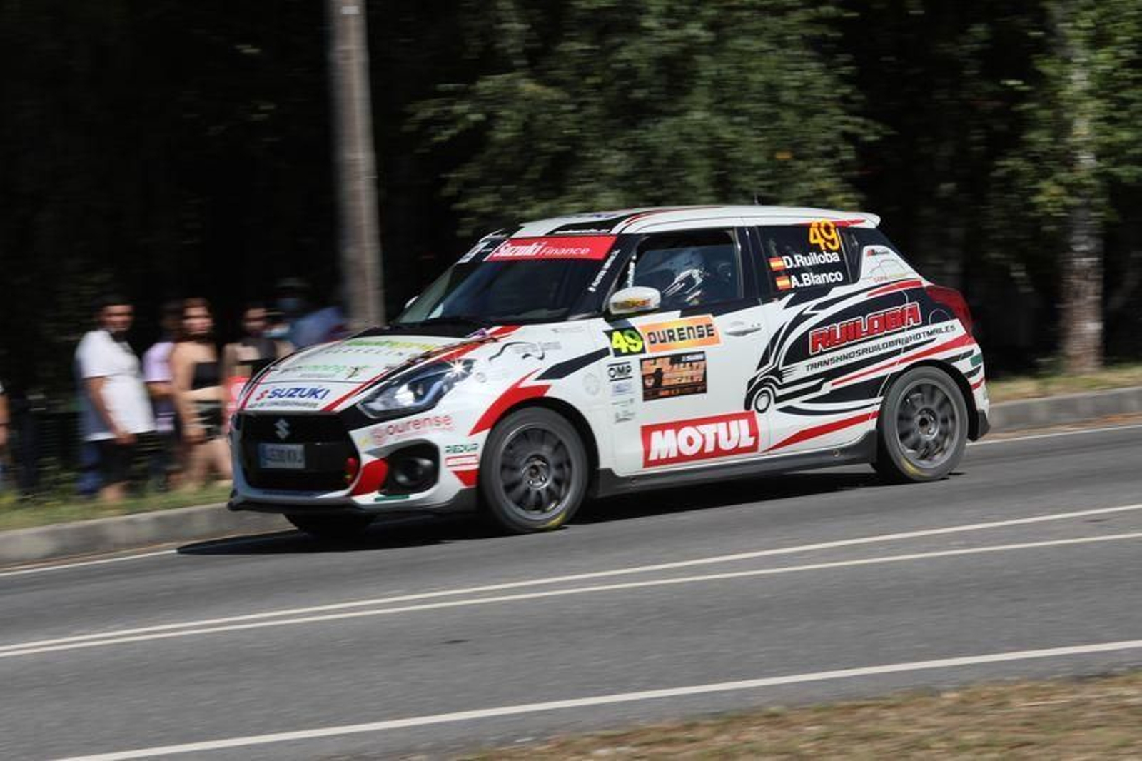 Ruiloba y Blanco, en la Swift. (FOTO: José Paz)