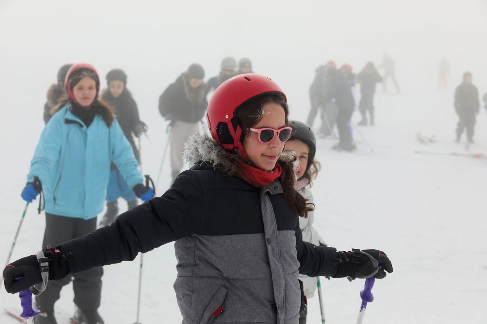 Jornada de esquí en la nieve (Foto: José Paz)
