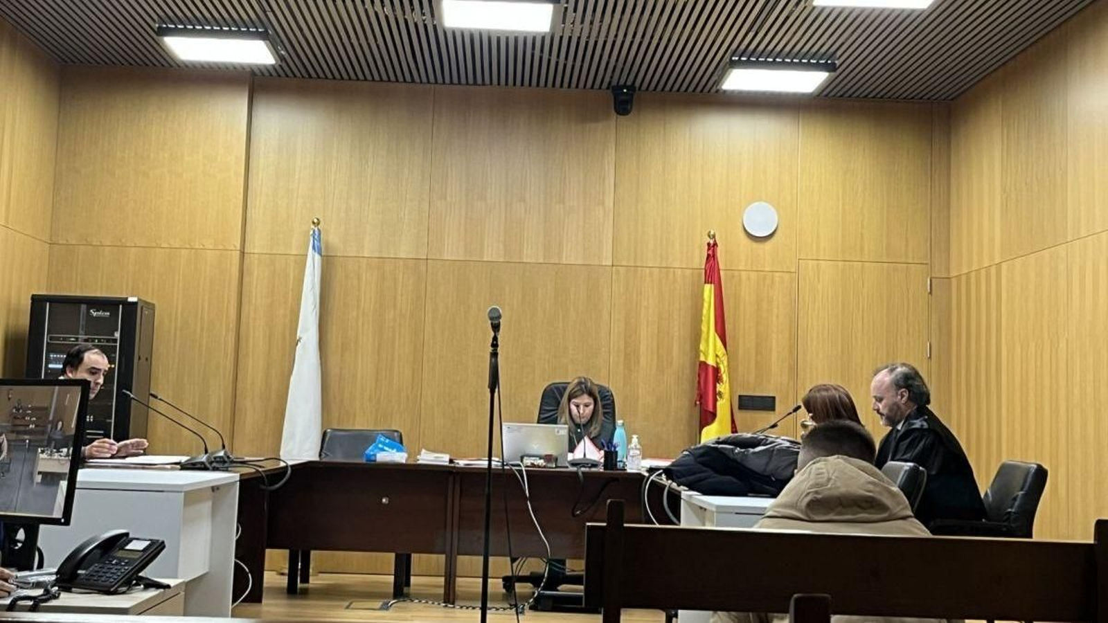 Brandan G.F., en el juicio celebrado en el Penal 2 el 7 de marzo.