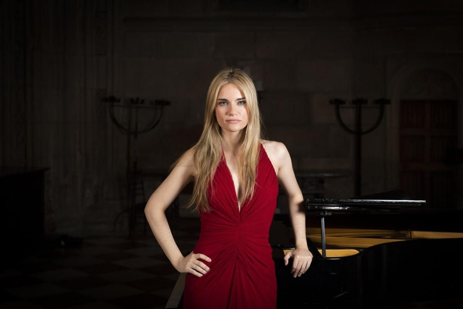 La pianista compostelana Isabel Dobarro