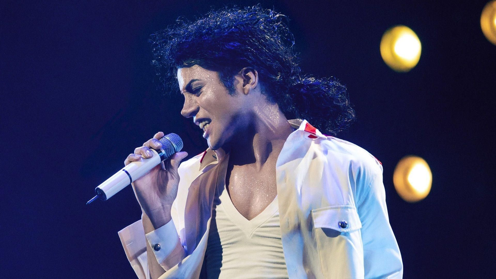 Un fotograma de la película 'Michael', donde Jaafar Jackson interpreta a su tío.