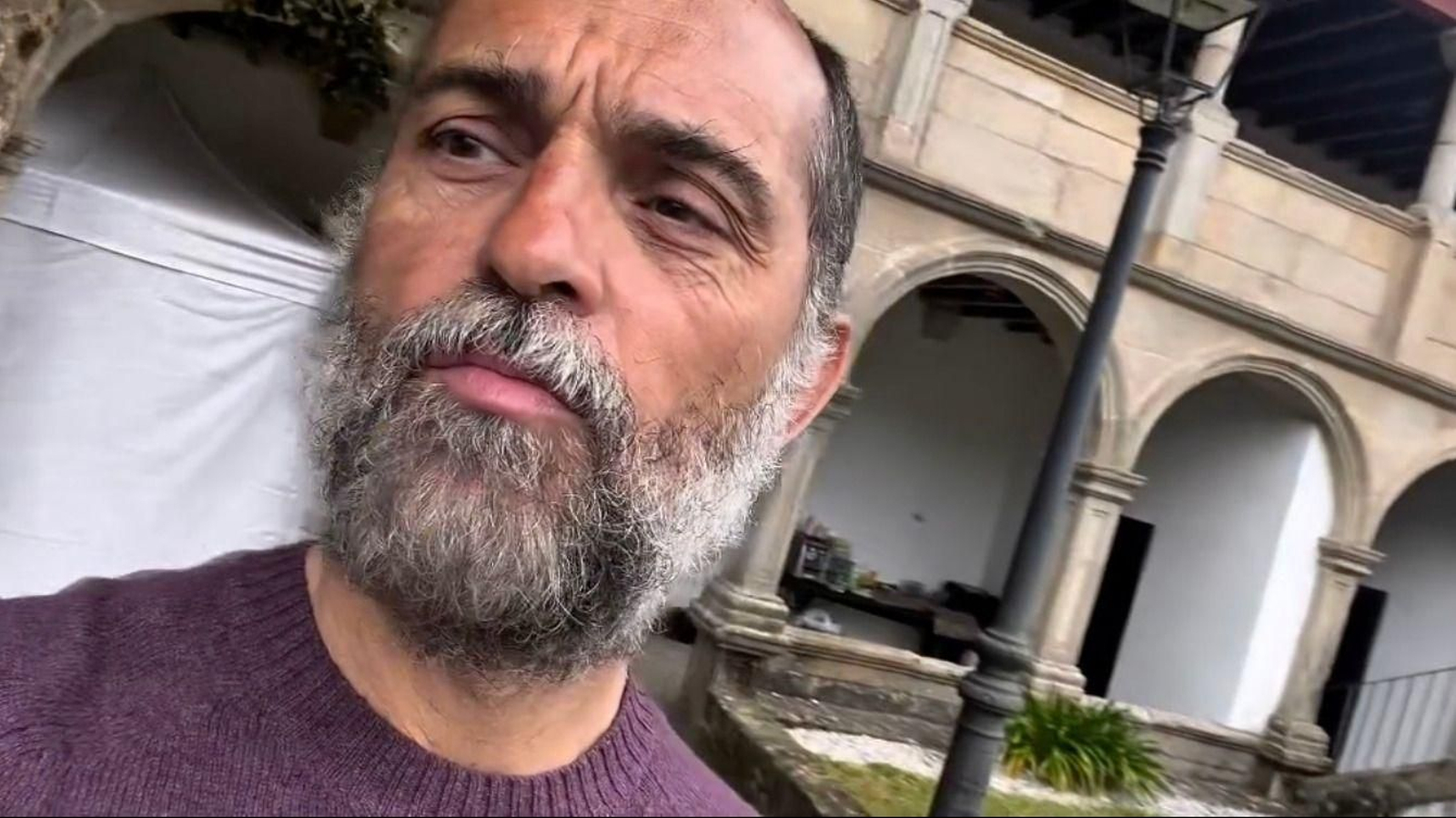 El actor Pedro Alonso, en su última publicación en redes sociales.