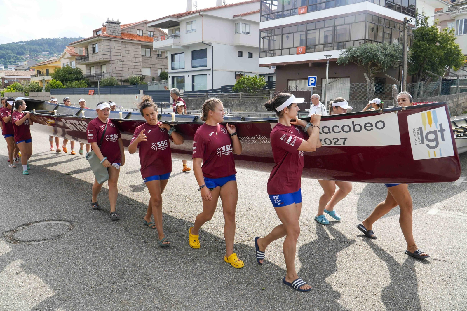 Galería | Las traineras se dan cita en el paseo de Cardona