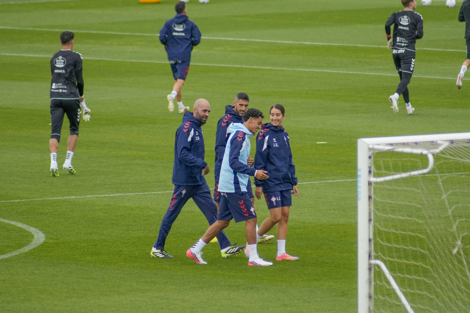 Galería | El Celta prepara su duelo ante Osasuna con Driouech ya incorporado
