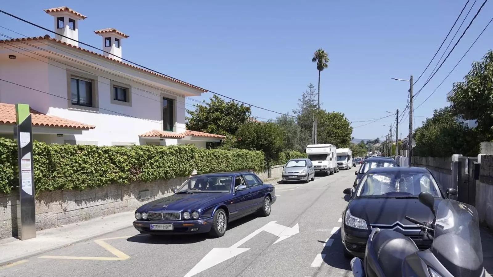 Canido, en San Miguel de Oia, ya contaba con la calle más cara, Arquitecto Cominges, por sus chalés en venta