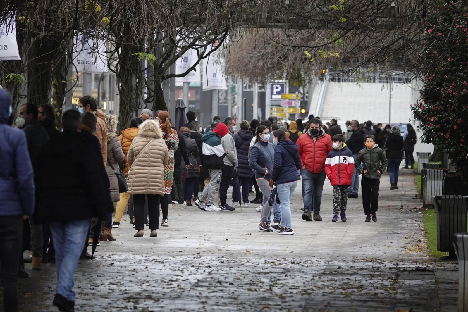 MIles de personas hicieron cola estos días en el Náutico.