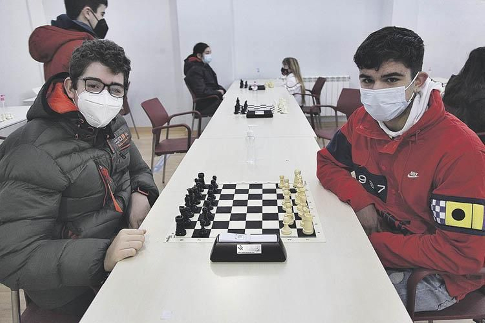 Hugo y Jorge posan para la foto de +Deporte.