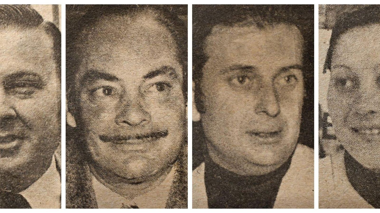De izquierda a derecha: Alfredo Berúdez Fernández, Alfonso de Sas Valeiras, Pastor Fábrega Carballo y María Dolores Seara González.