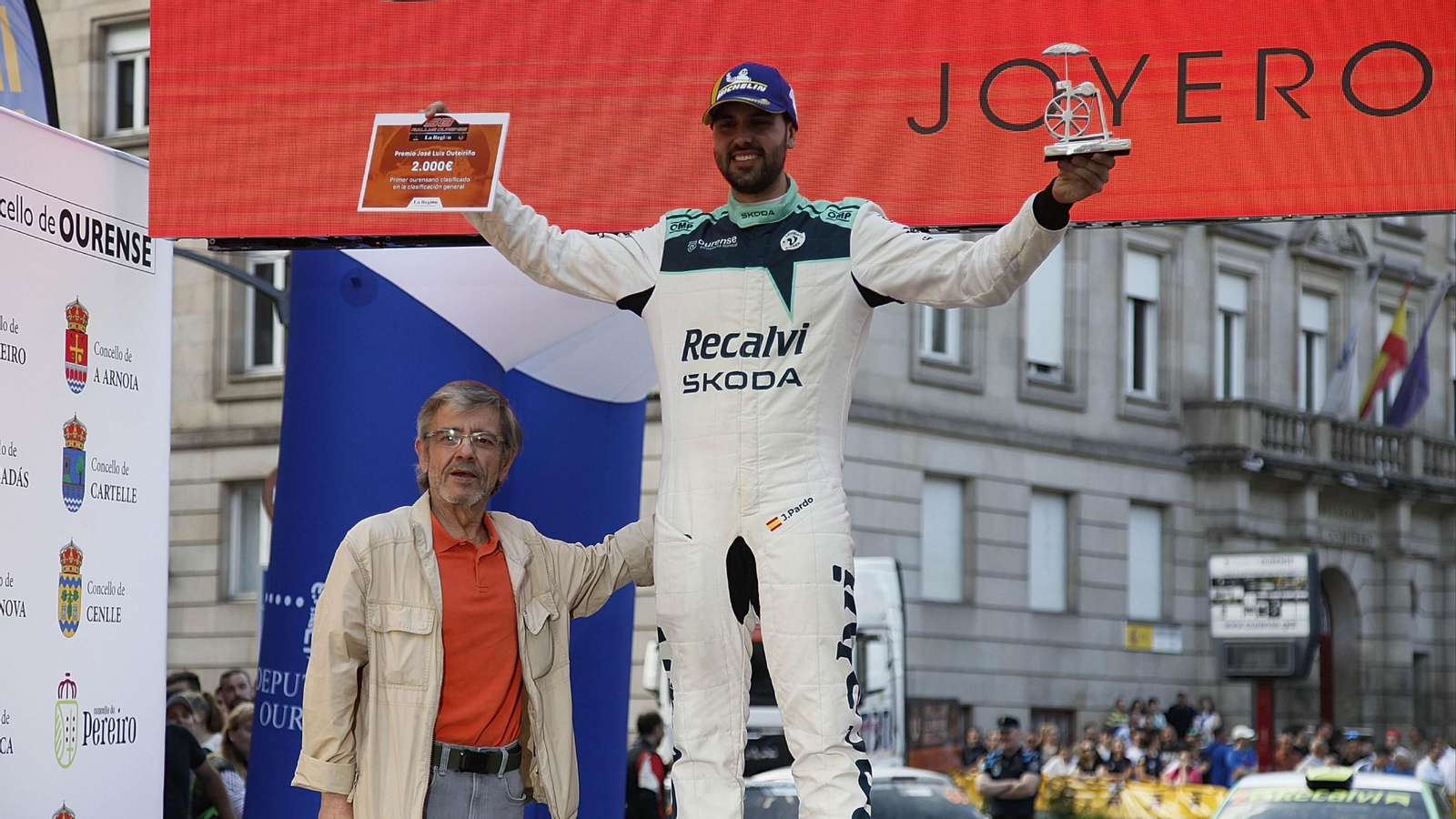 El piloto de Allariz, Javier Pardo.