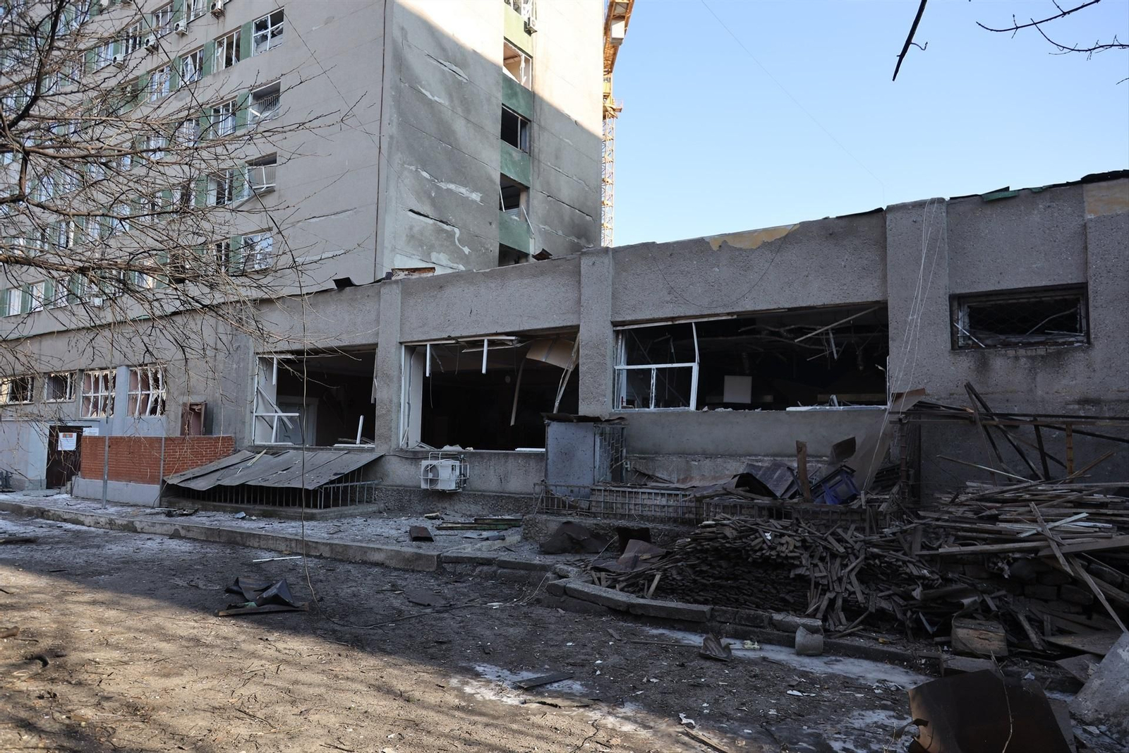 Daños en Ucrania por los ataques de Rusia.