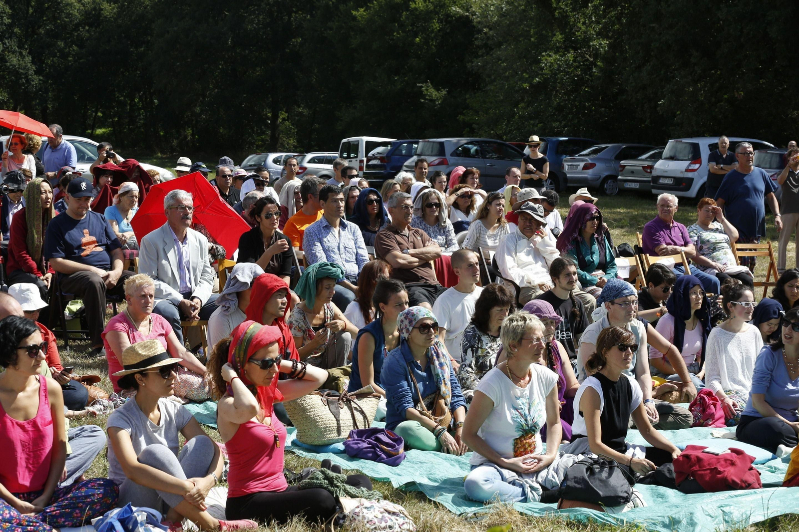 Inauguración do templo budista en Ventoselo