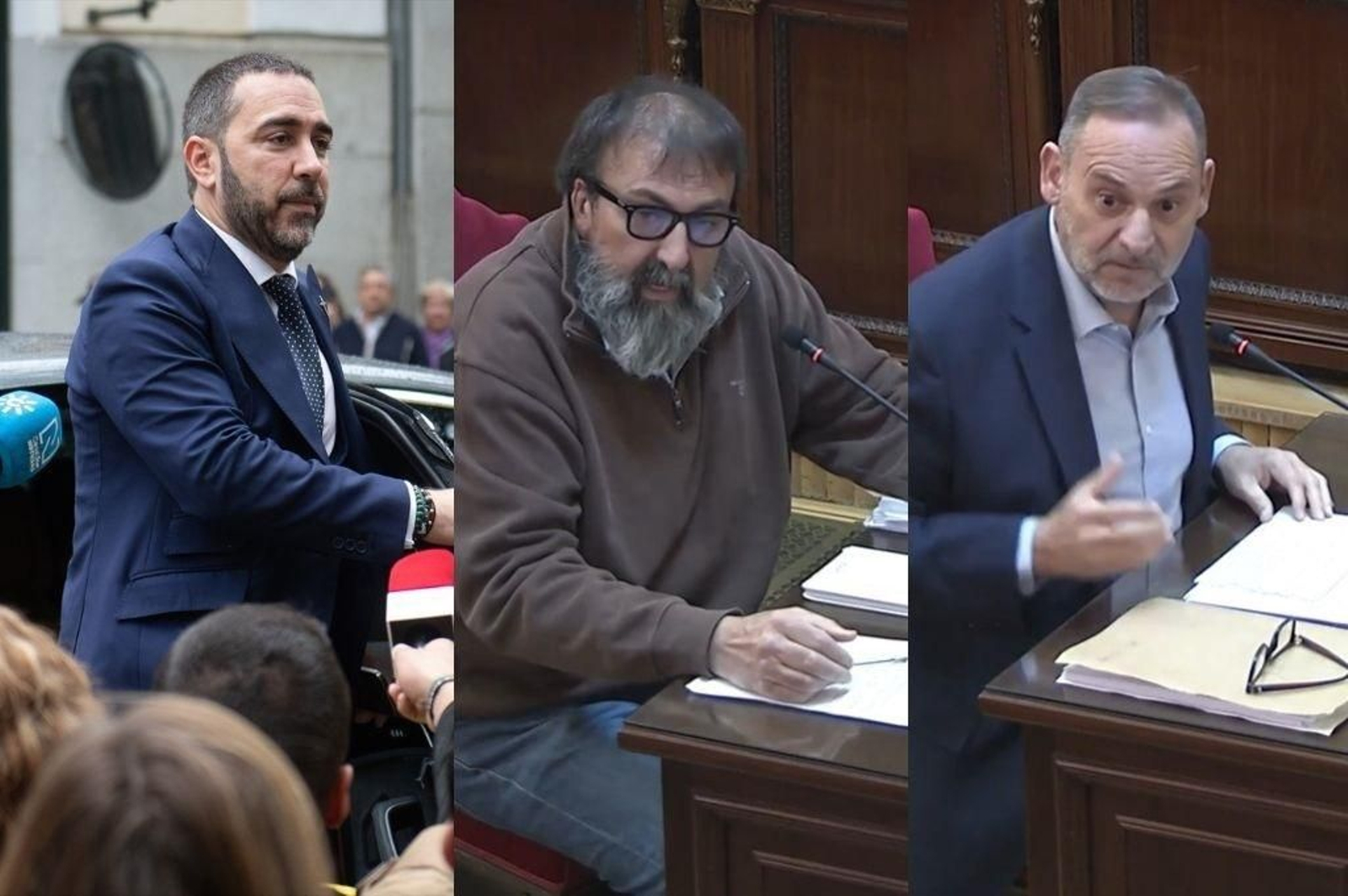 El empresario Víctor Aldama, el exasesor Koldo García y el exministro José Luis Ábalos.