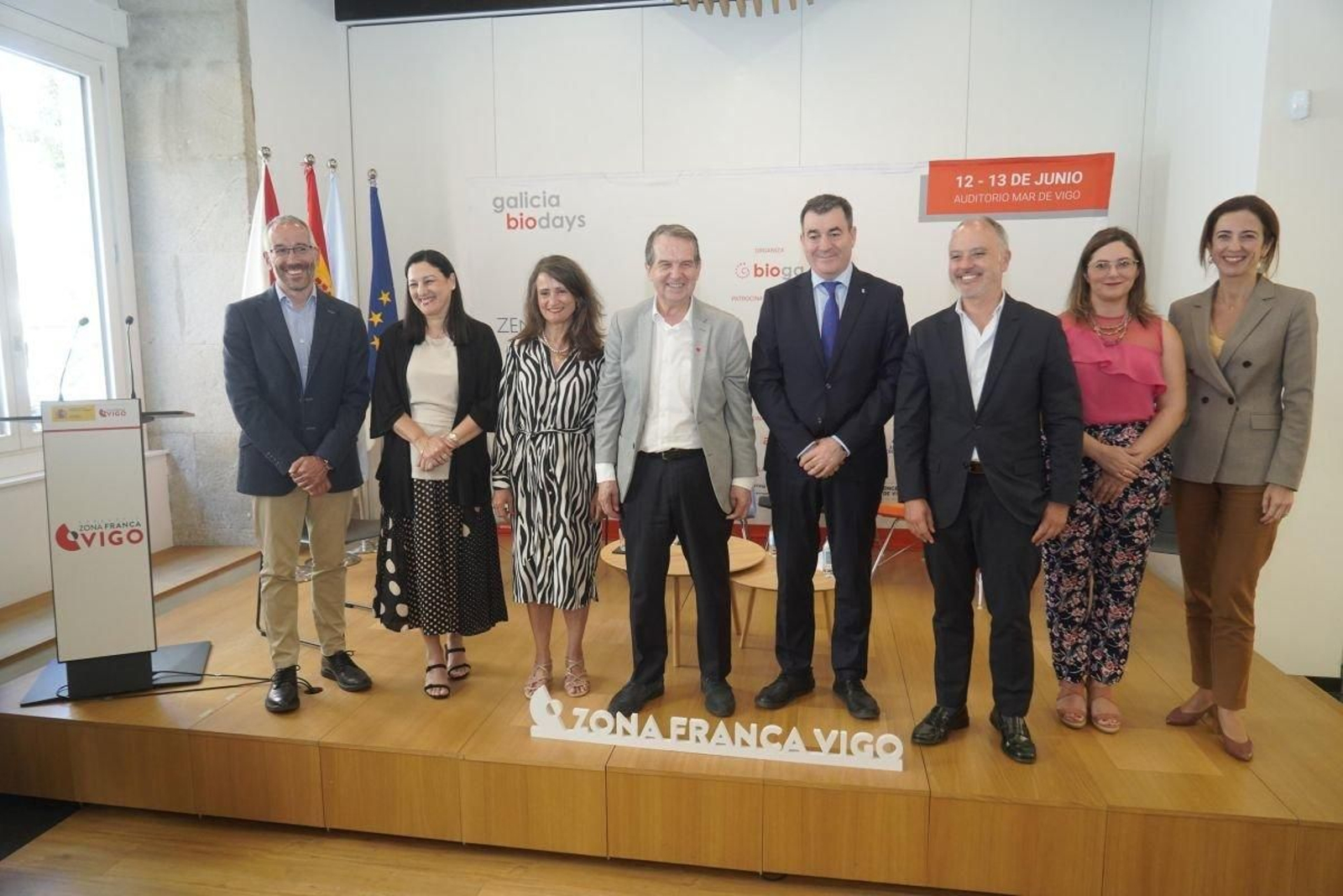 La presentación de Galicia Biodays, ayer en el salón de actos de Zona Franca.