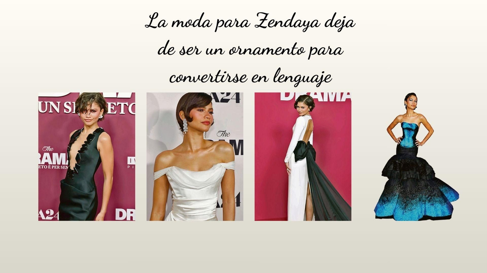 Zendaya no viste para la ocasión: interpreta