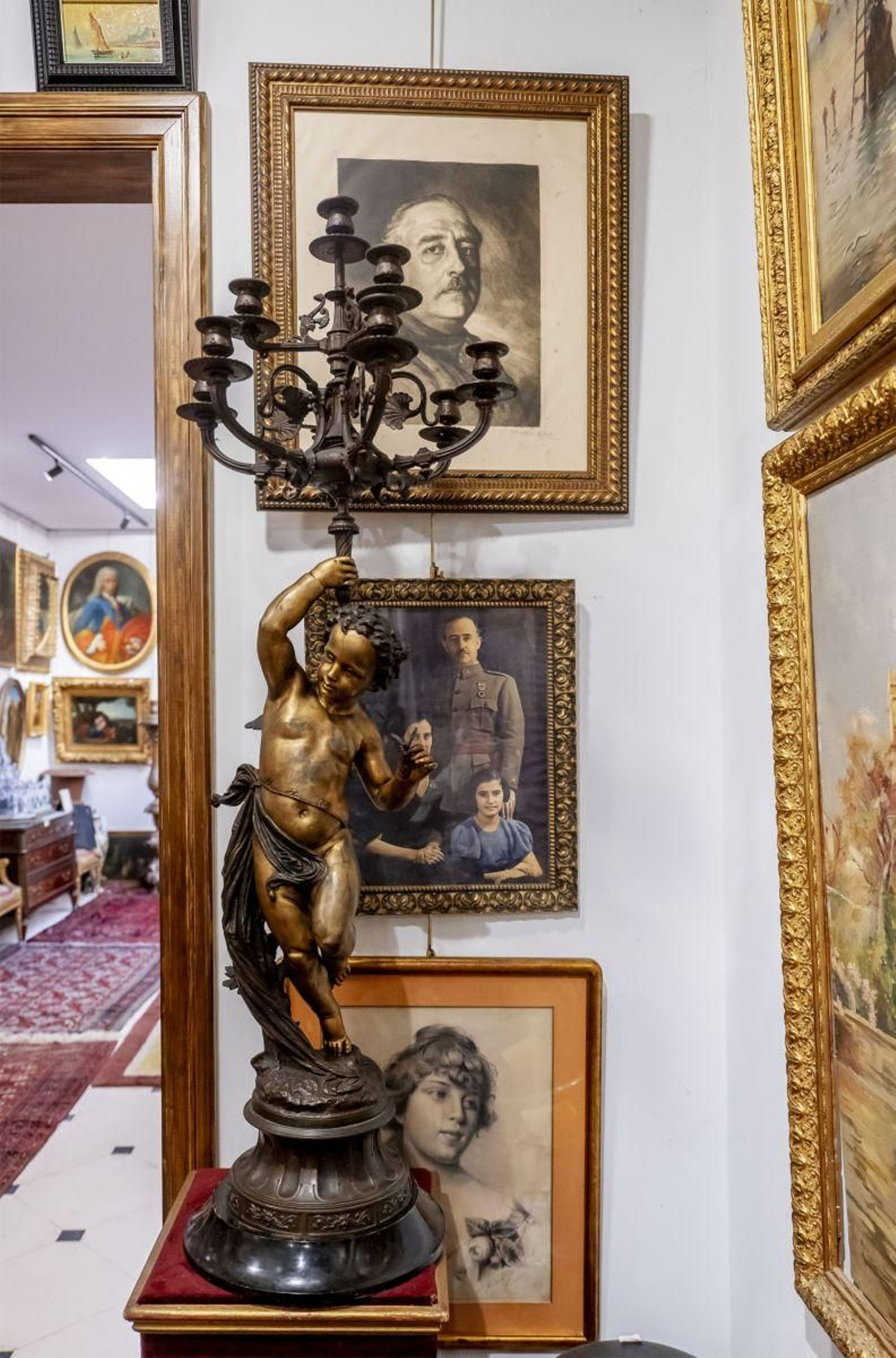 Retratos de la familia Franco.