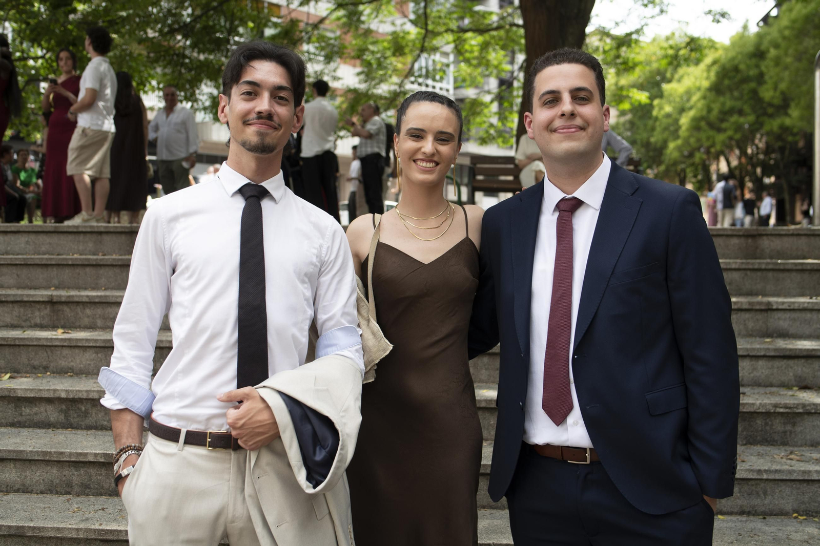 Ángel, Iria y David.