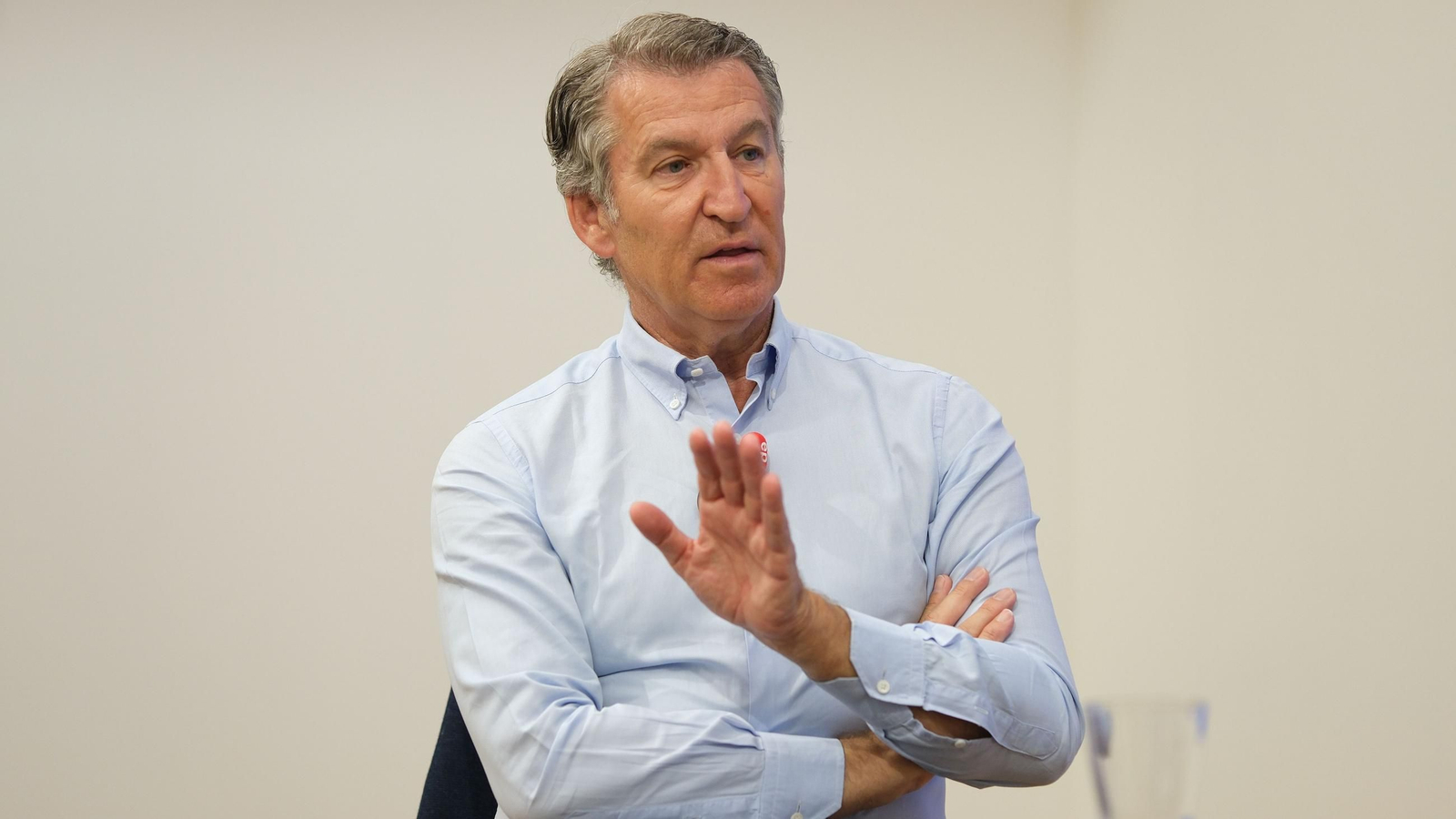 El presidente del Partido Popular, Alberto Núñez Feijóo.